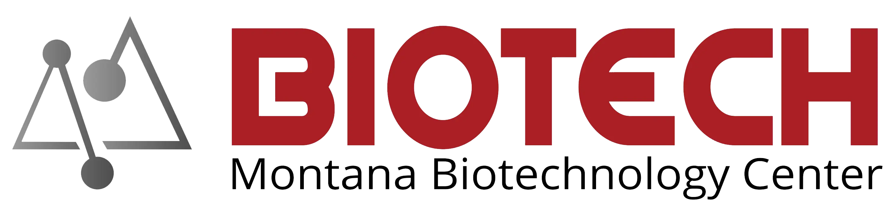 Logo of the Montana Biotechnology Center featuring the word "BIOTECH" prominently displayed.