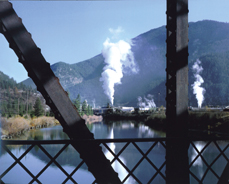 Bonner Mill from Milltown Dam by alan McQuillan