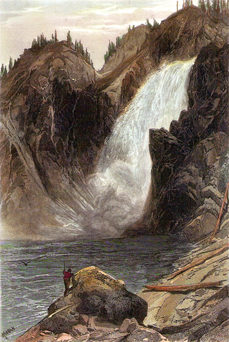 The Upper Yellowstone Falls by SV Hunt