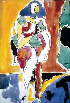 Meloy's painting of the female form