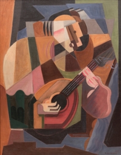 Le Jouer De Luth by Maria Blanchard