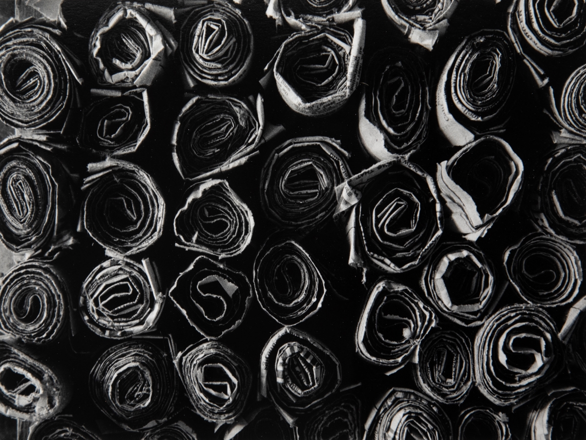 rolled paper