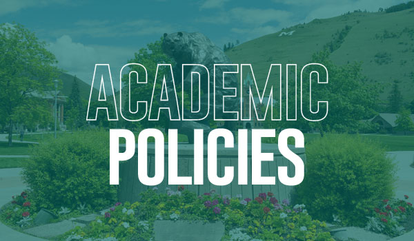 Academic Policies banner