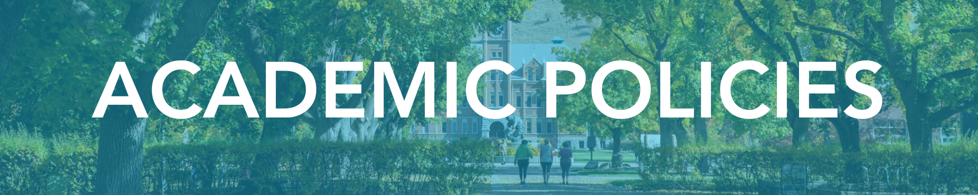 academic policies banner