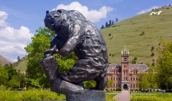 UM Griz Statue and Main Hall