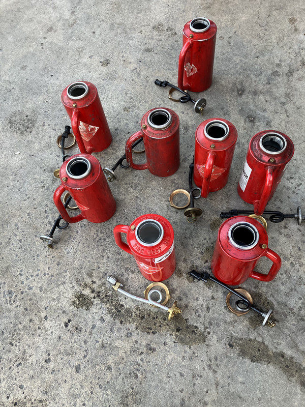 Drip Torches on Cement