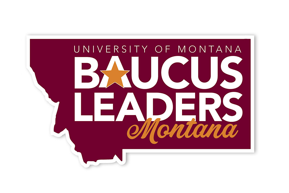The logo for Baucus Leaders Montana 