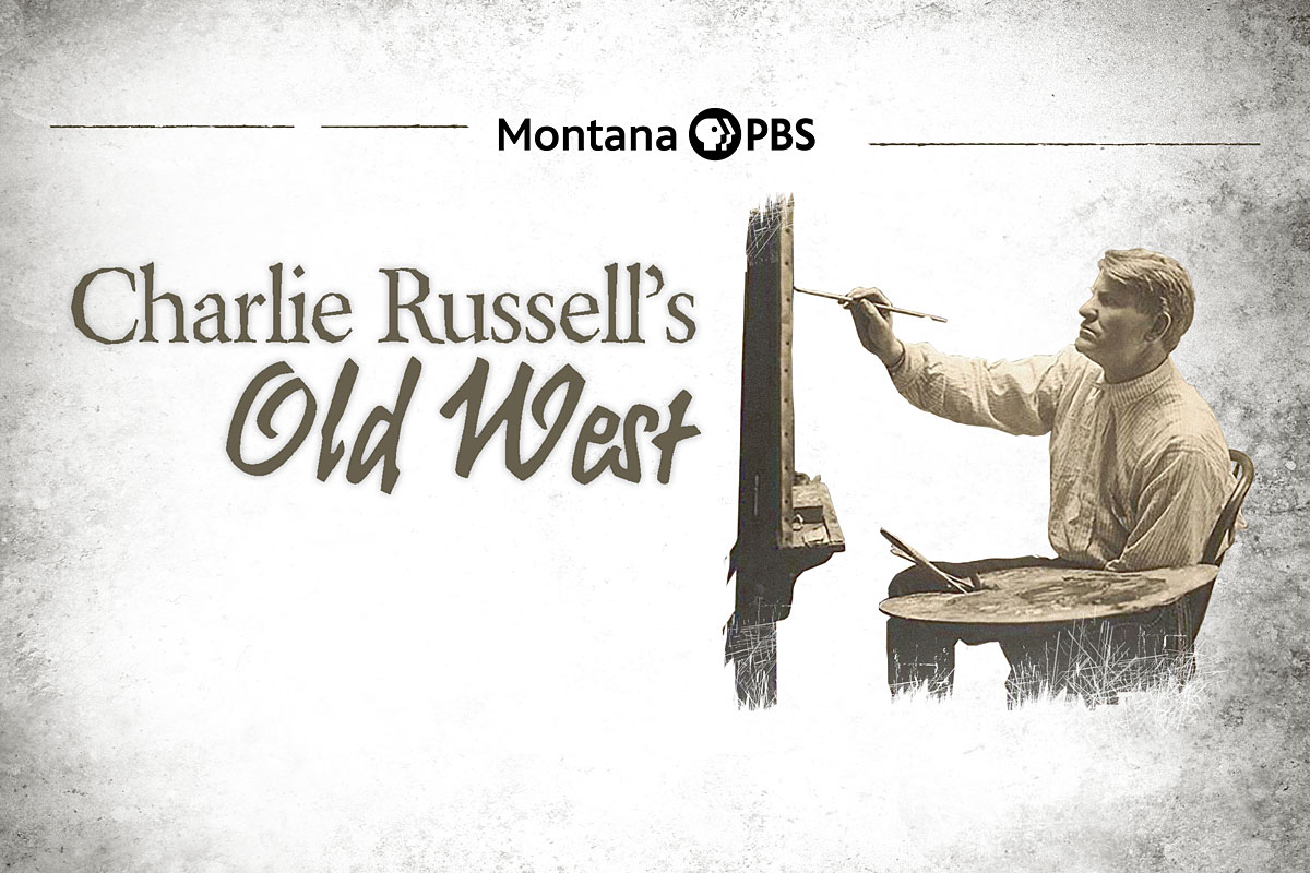 the logo for “Charlie Russell’s Old West”