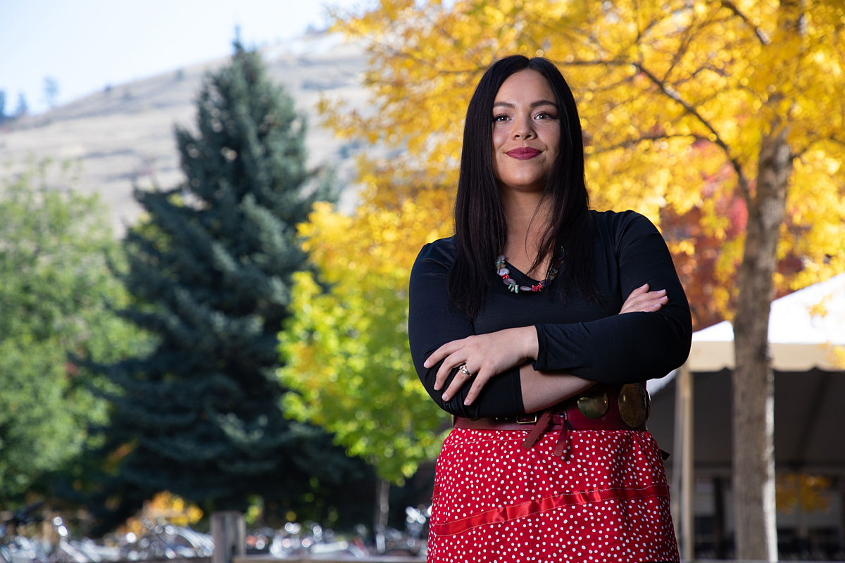 A picture of UM linguistics graduate student Aspen Decker