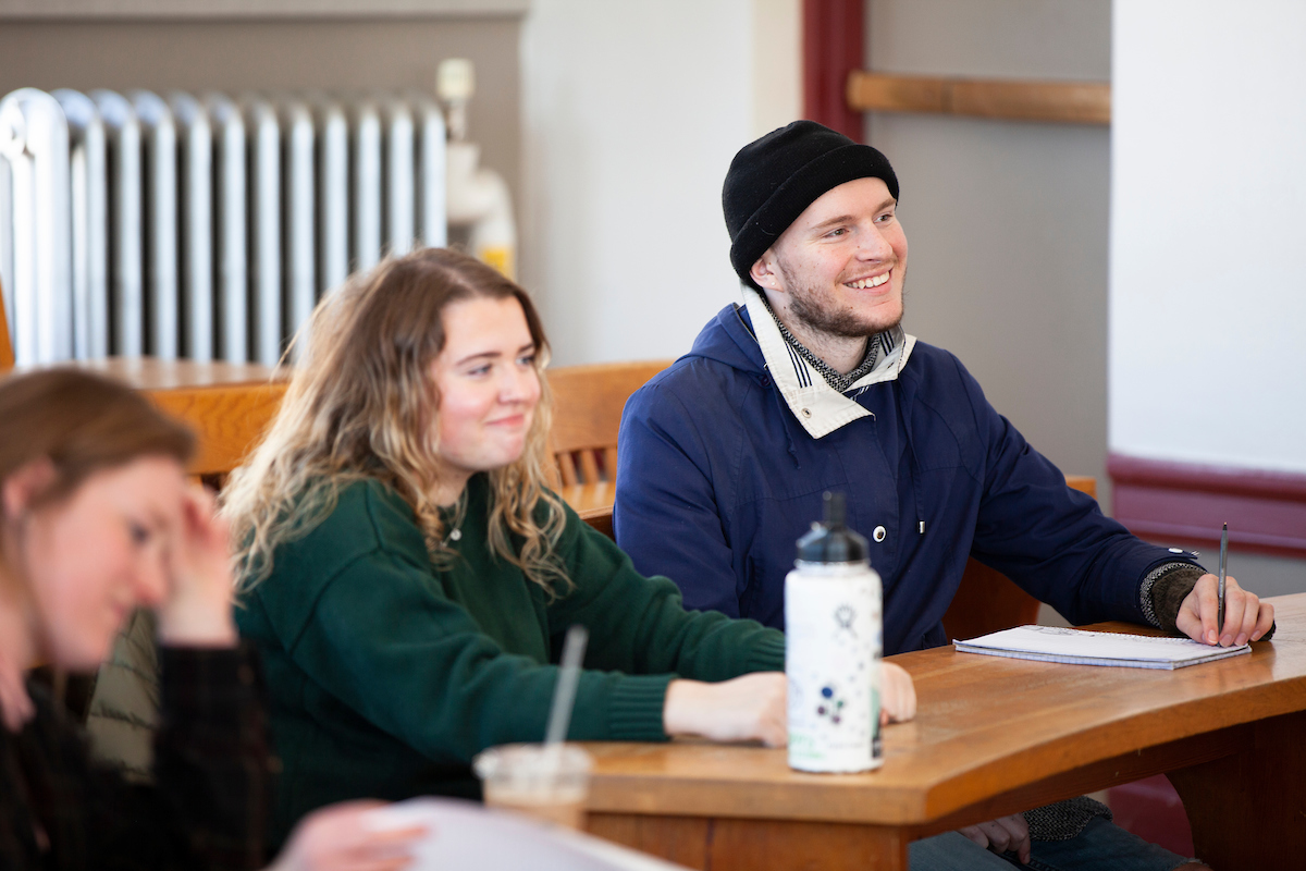 Students in a UM classroom 