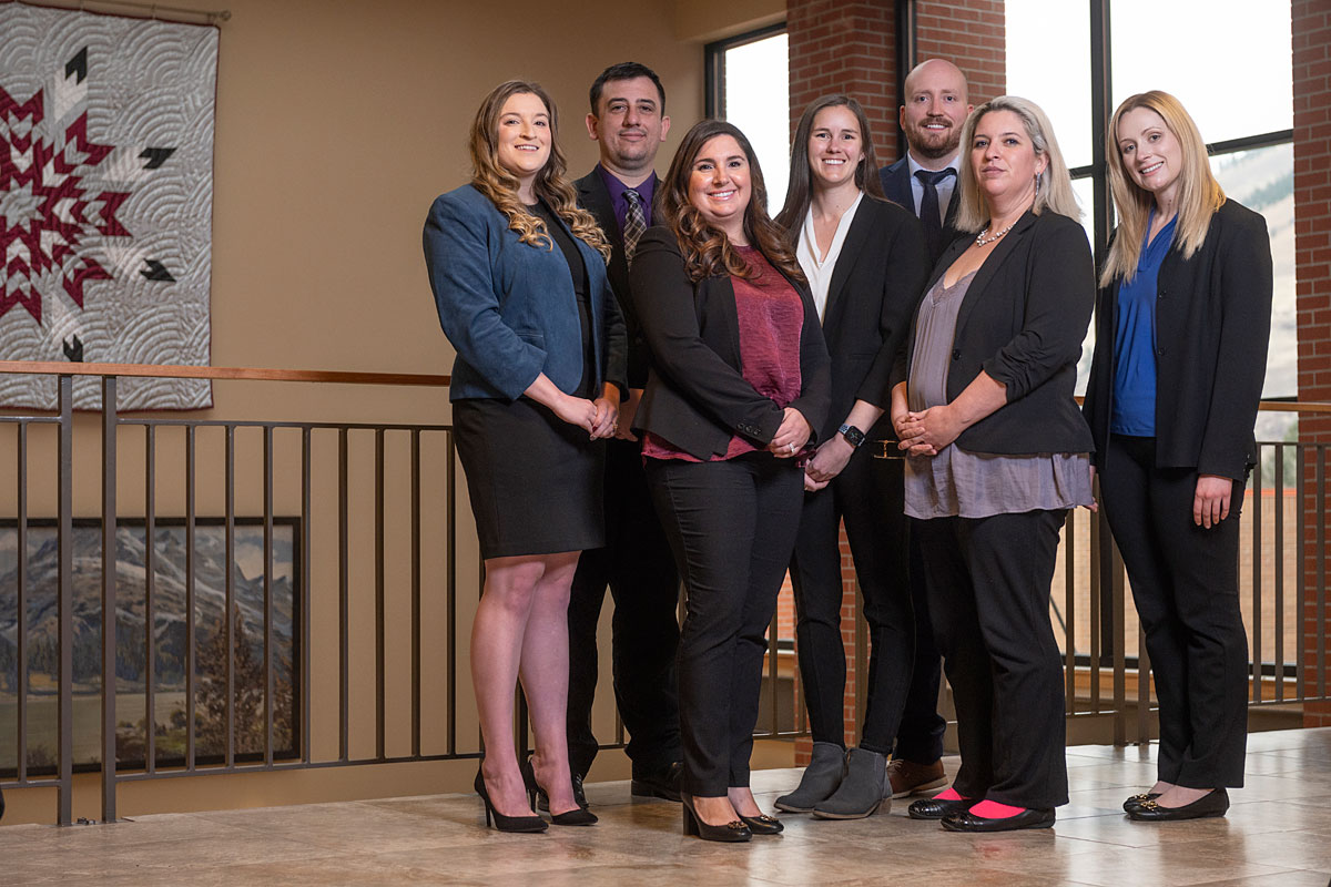 These law students and their coach won the right tA picture of UM’s American Bar Association Negotiation Team.