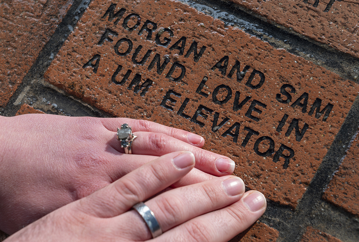 Picture of engraved brick