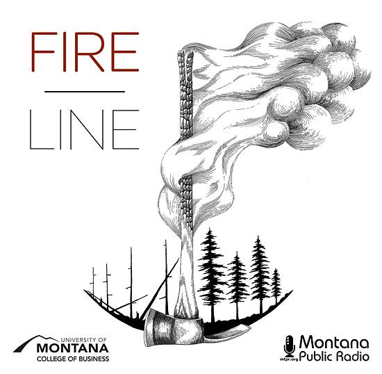 The Fireline podcast logo