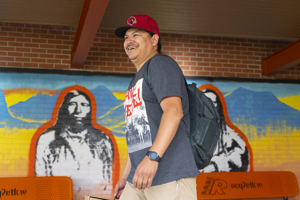 Chase departs Ronan High School.