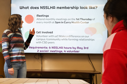 A photo of SLHO students