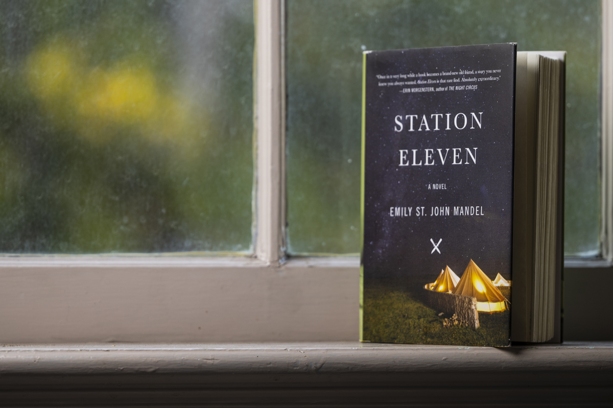 A photo of the novel "Station Eleven."