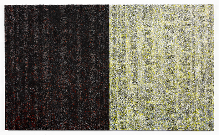 A painting called "Forest" by Sara Mast.