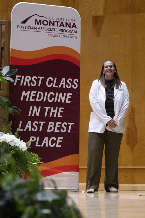 PA student Montanna Zajac