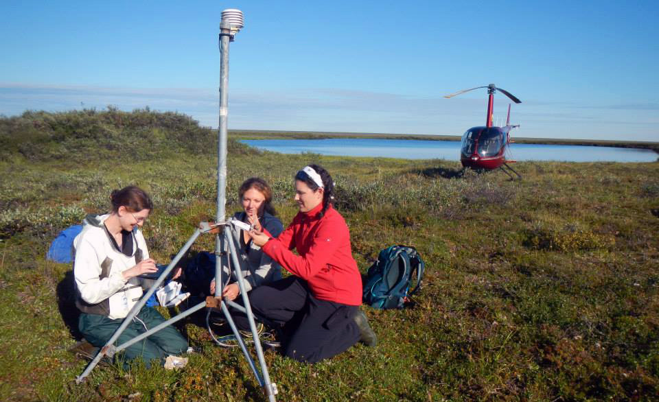 Alaska CALM Students working on sensor