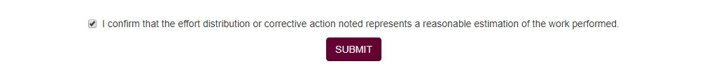 After clicking selecting checkbox SUBMIT becomes enabled.