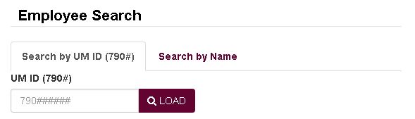 Employee search by ID
