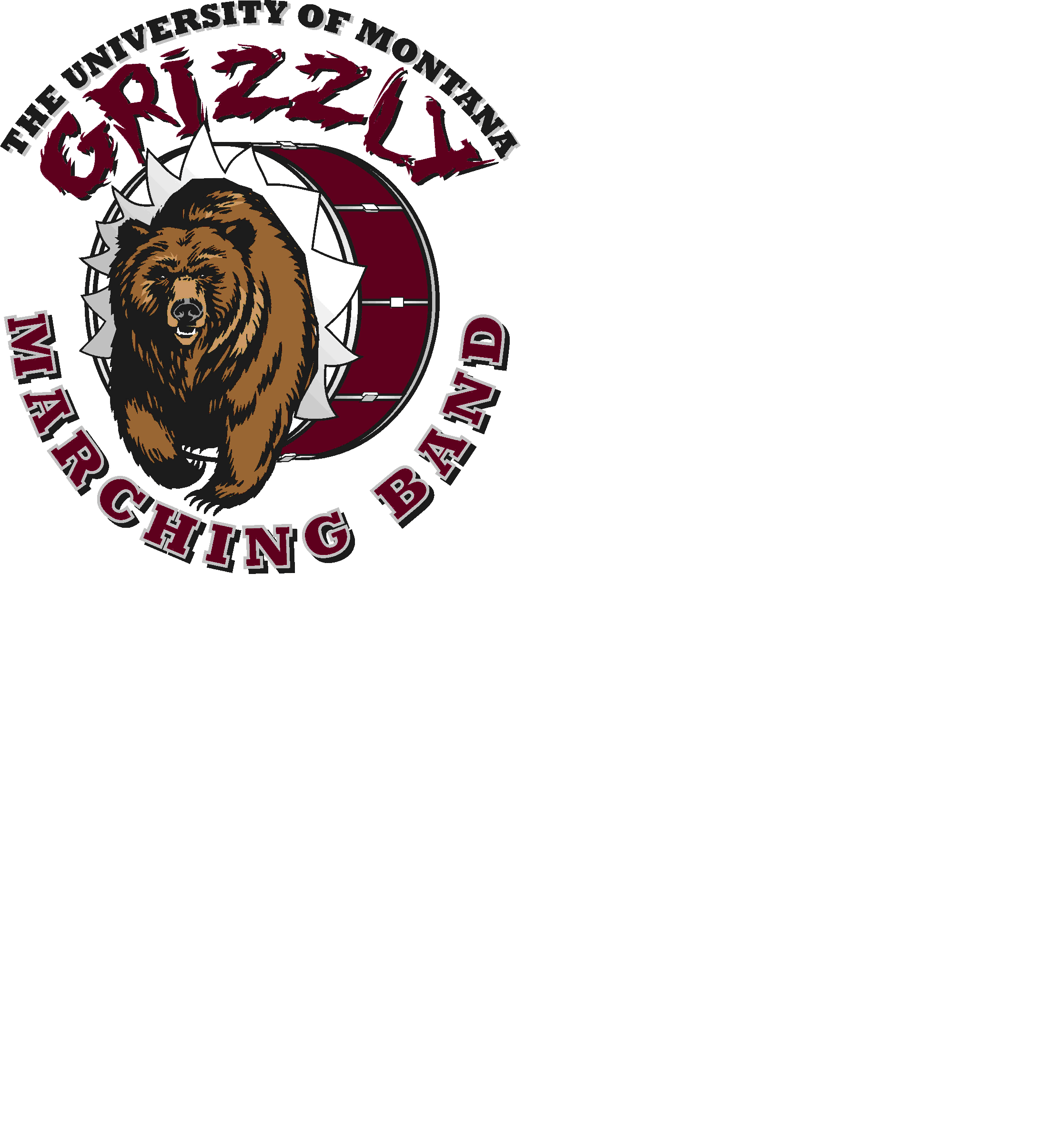 Grizzly Marching Band Logo