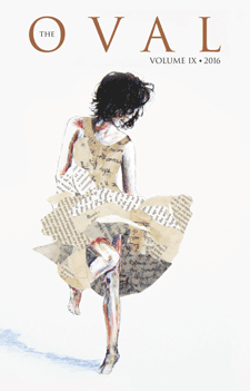 Volume 9 cover featuring collage-style image of a woman in a paper dress.