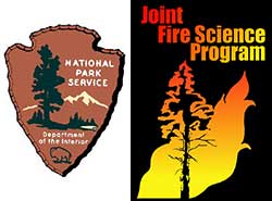 NSF and Fire Science Program logos