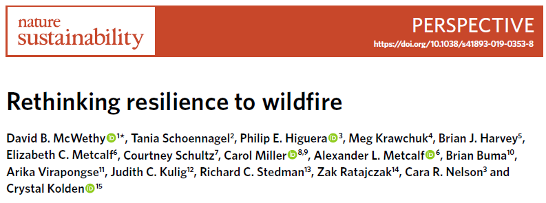 McWethy et al. (2019) paper title