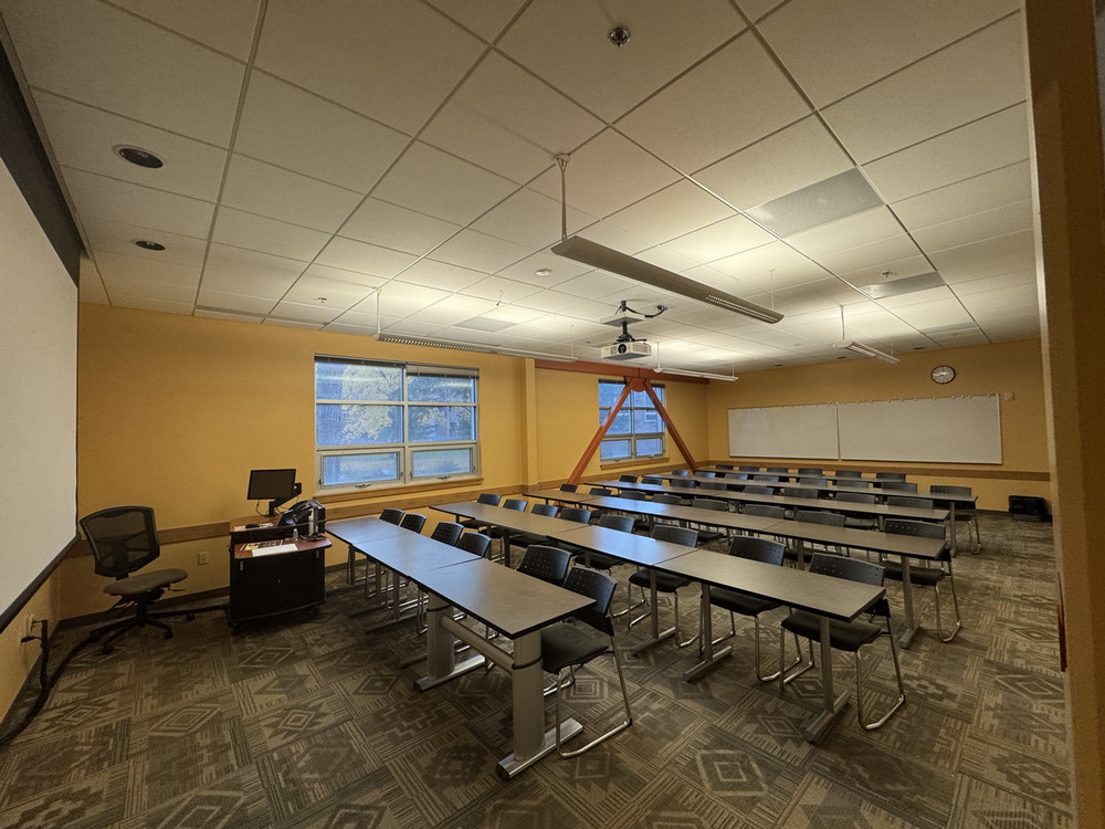 View of room 103 from North Classroom door