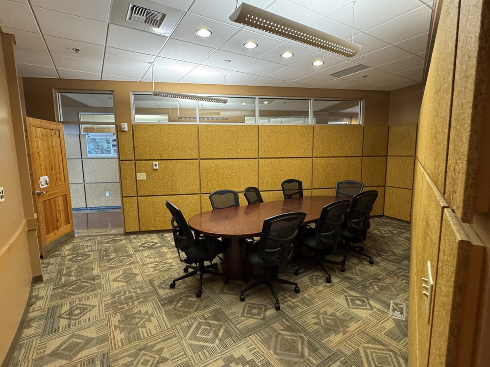 View of conference room 109 from West door