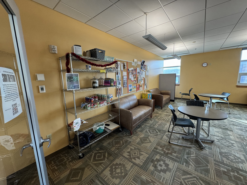 View of south side of the student lounge from door way