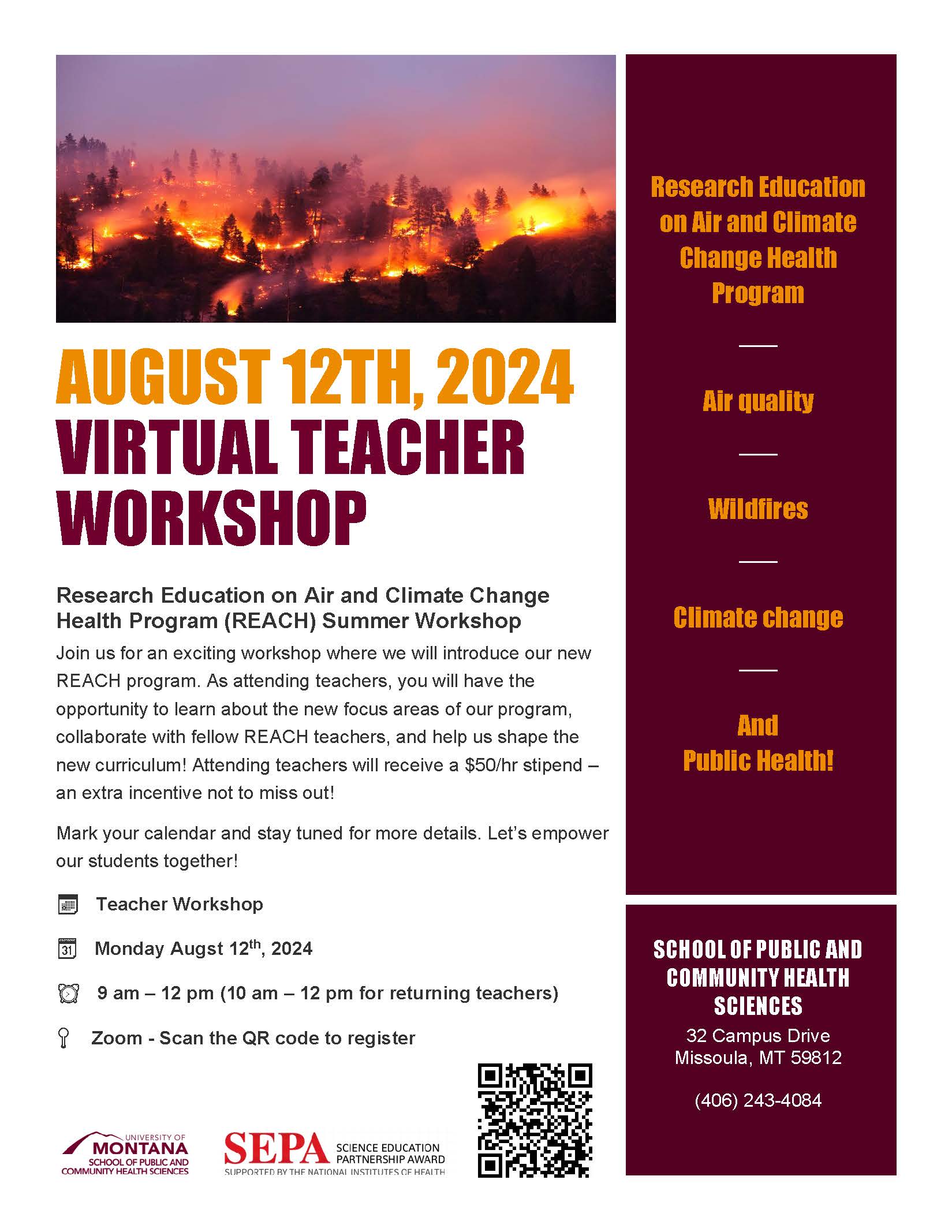 workshop flyer