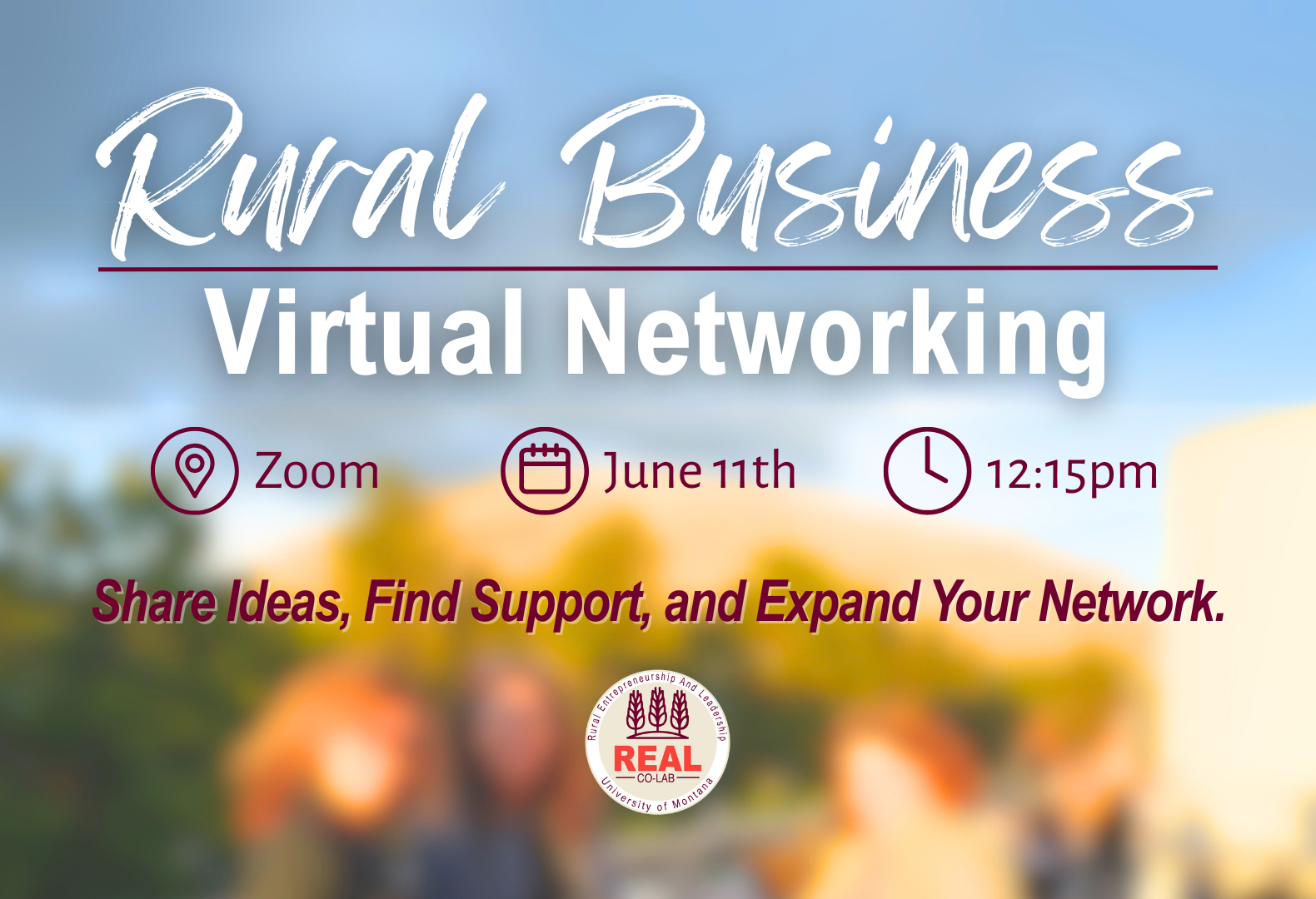 Banner Designed to Display event details