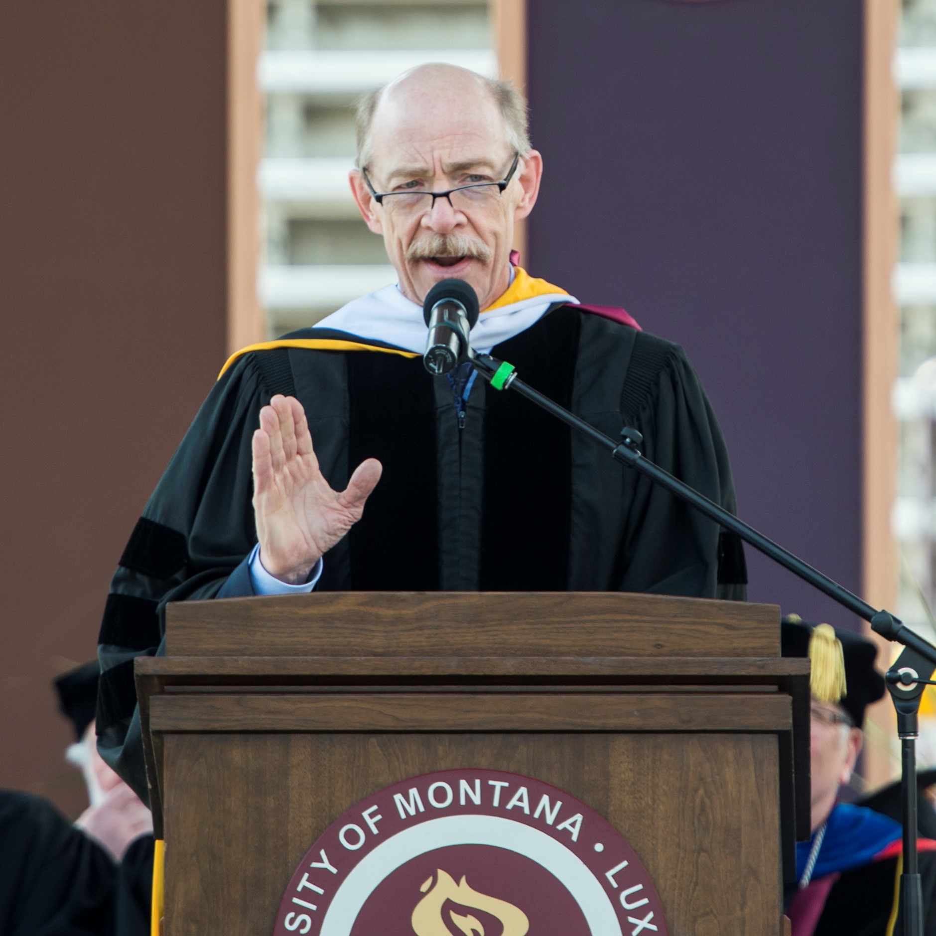 JK Simmons at UM Commencement