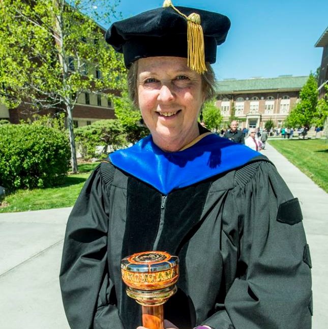 Head Marshal holding Mace