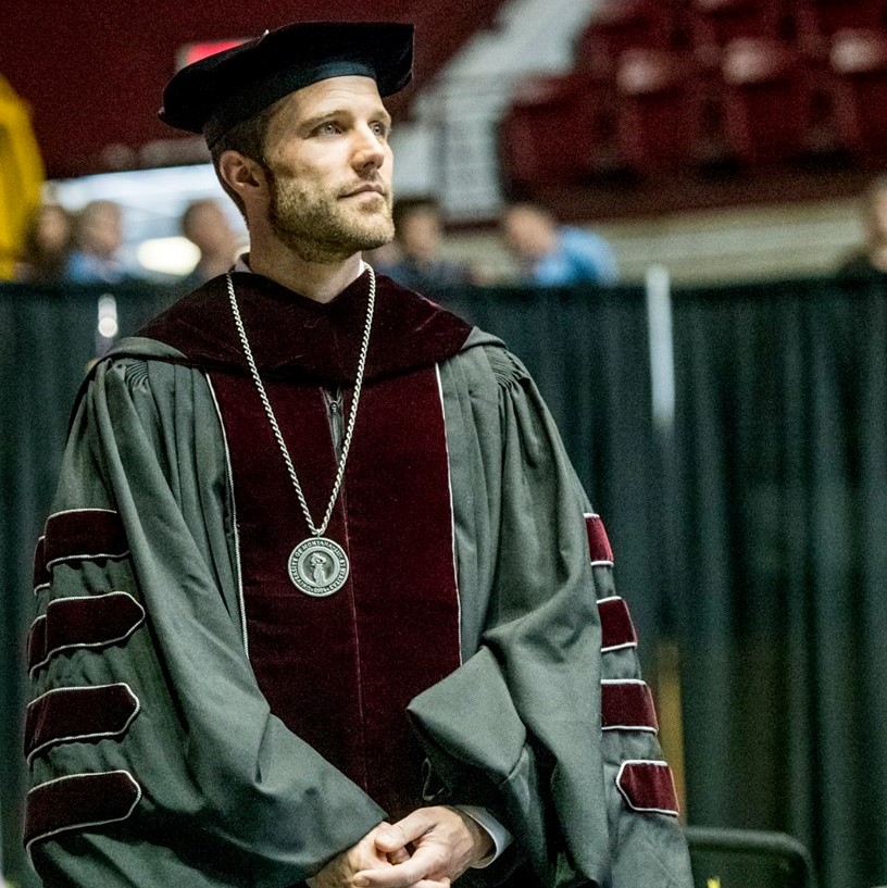 President Bodnar in Academic Regalia and Presidential Medallion