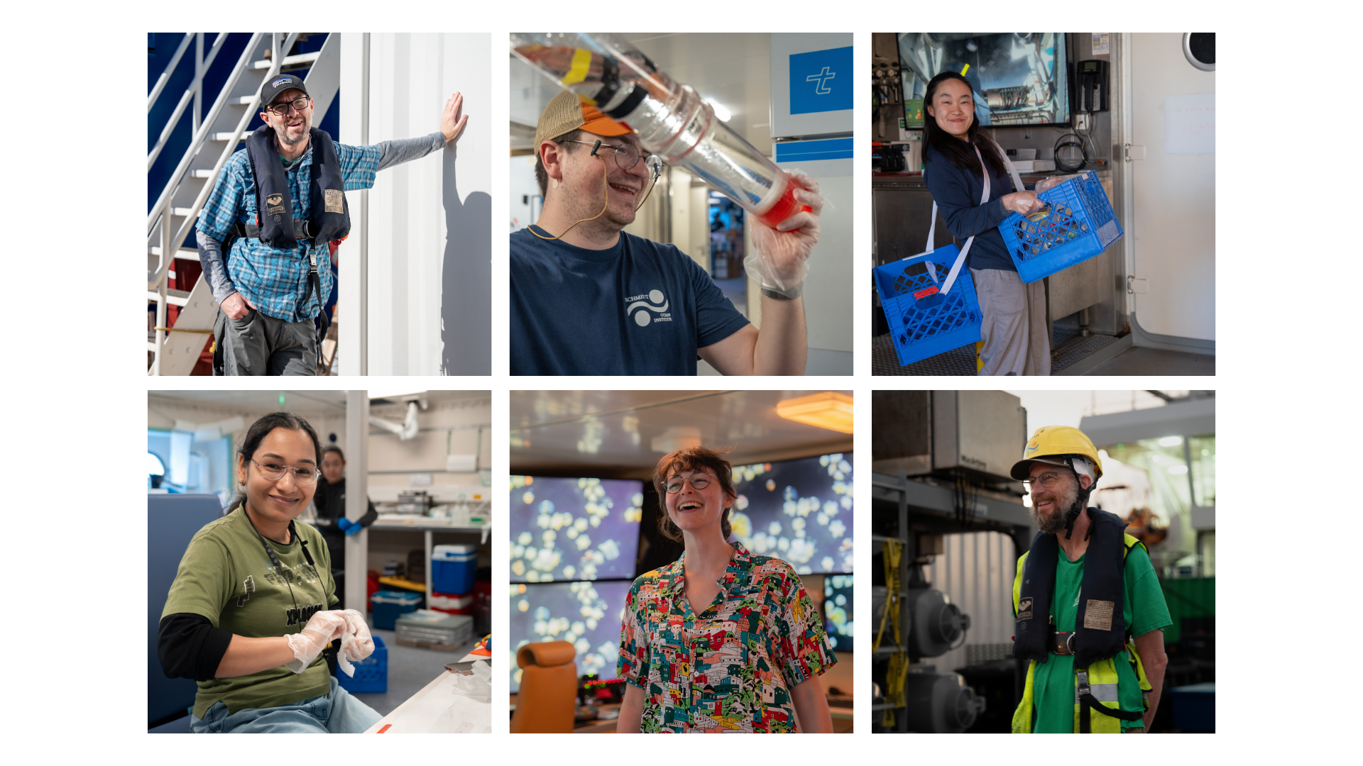 A collage of the FLBS SUBSEA team