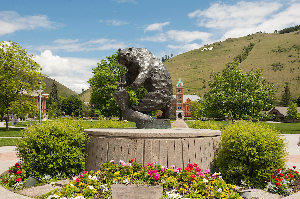 Image of Grizzly statue