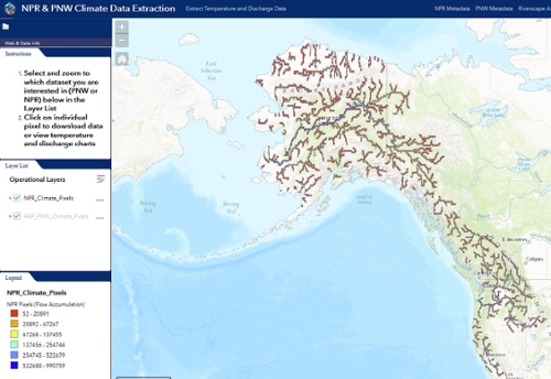 NPR and PNW Climate Extraction data map demo icon