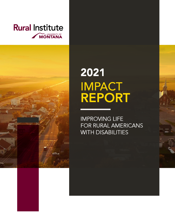 Cover of 2021 impact report