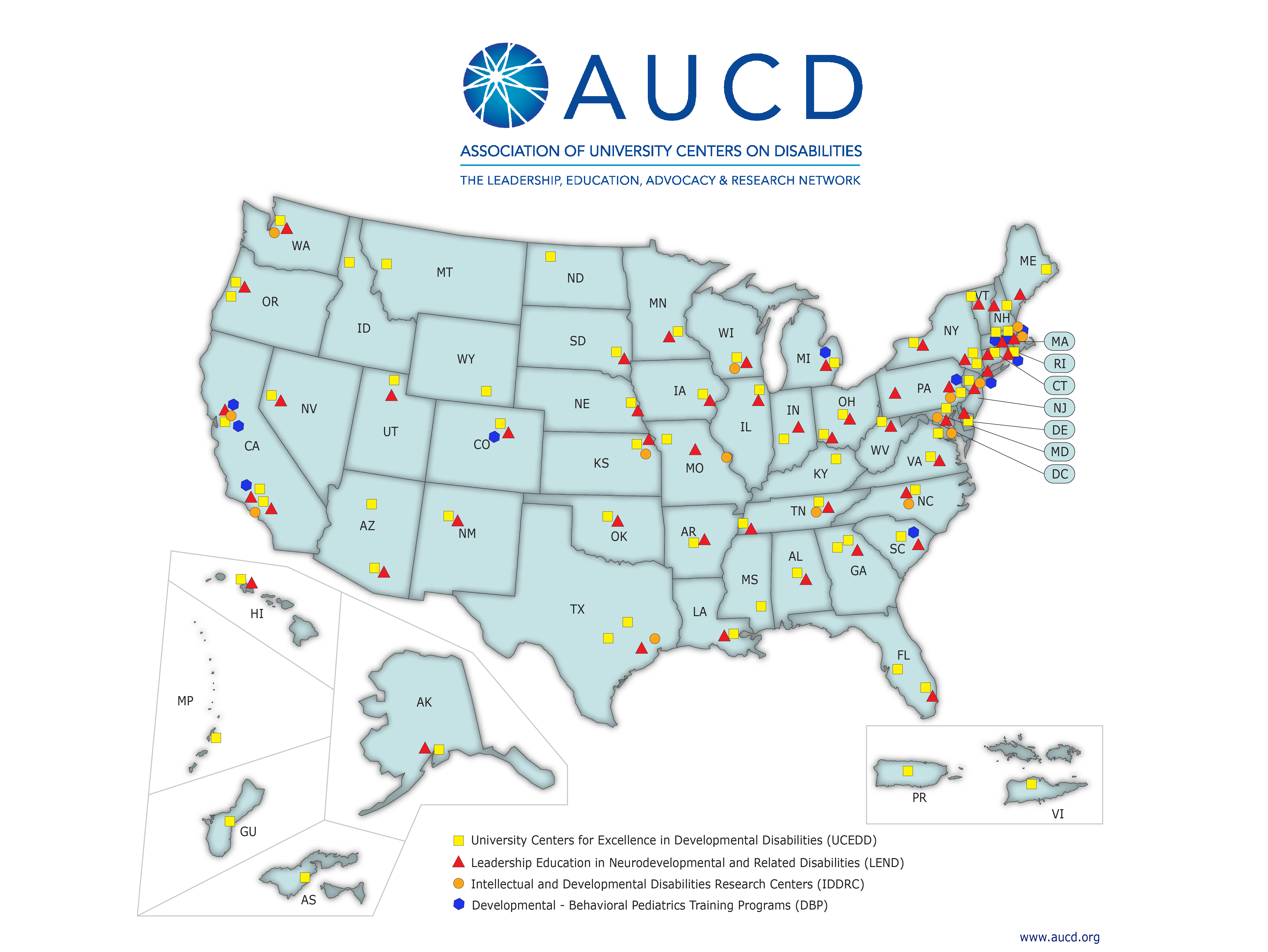 aucd map