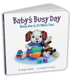 baby busy day book cover
