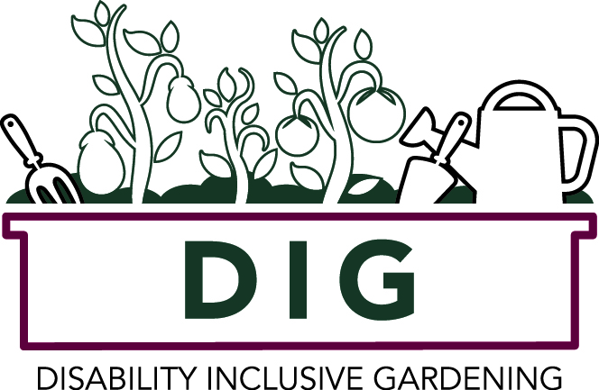 Logo for Project DIG: Disbility Inclusive Gardening