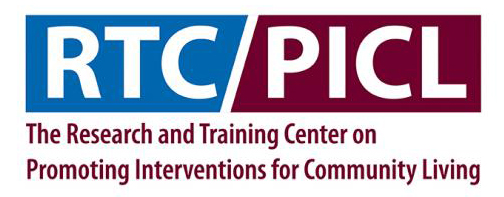 The research and training center on promoting interventions for community living logo