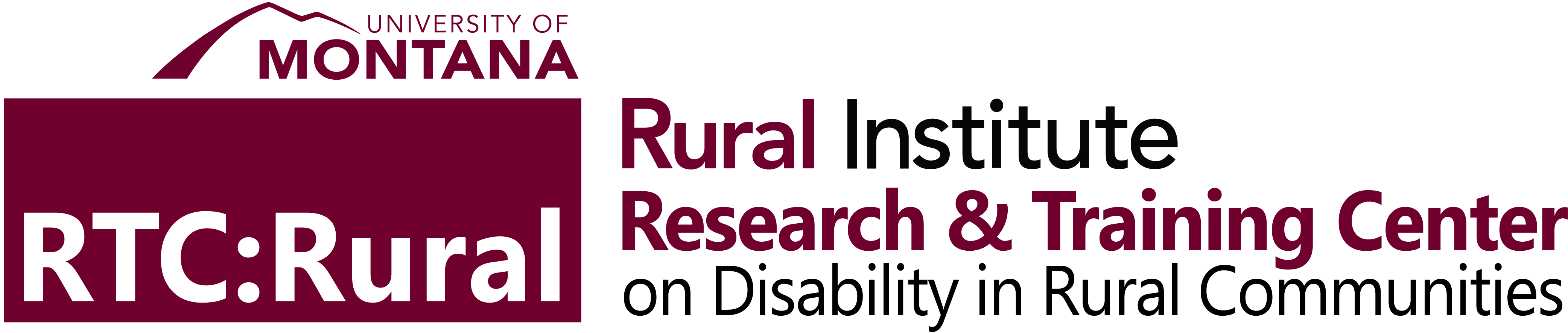university of montana rtc:rural rural institute research & training center on disability in rural communities