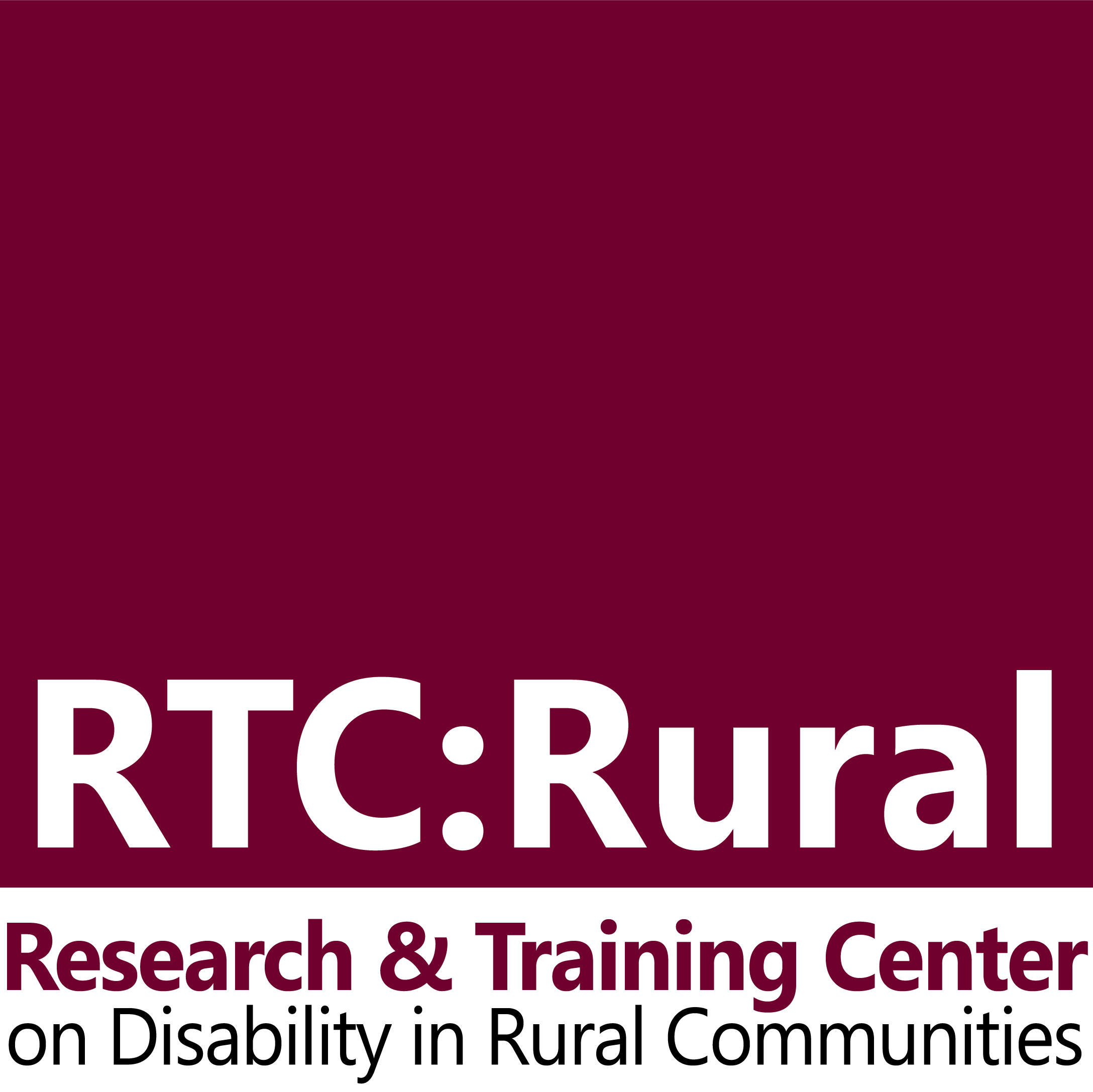 RTC:Rural. Research and Training Center on Disability in Rural Communities