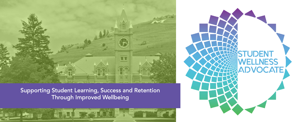 student wellness advocate logo and picture