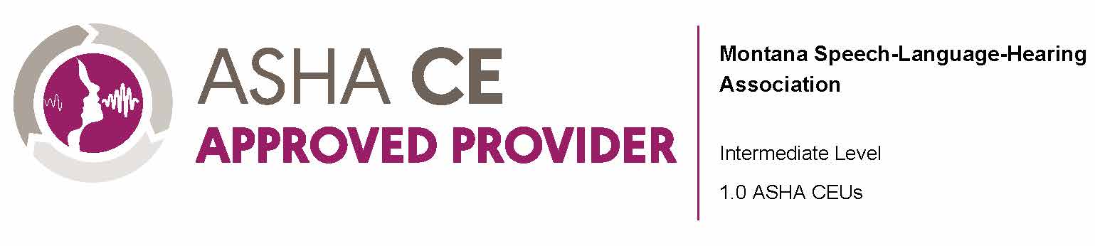ASHA CE Approved Provider brand block