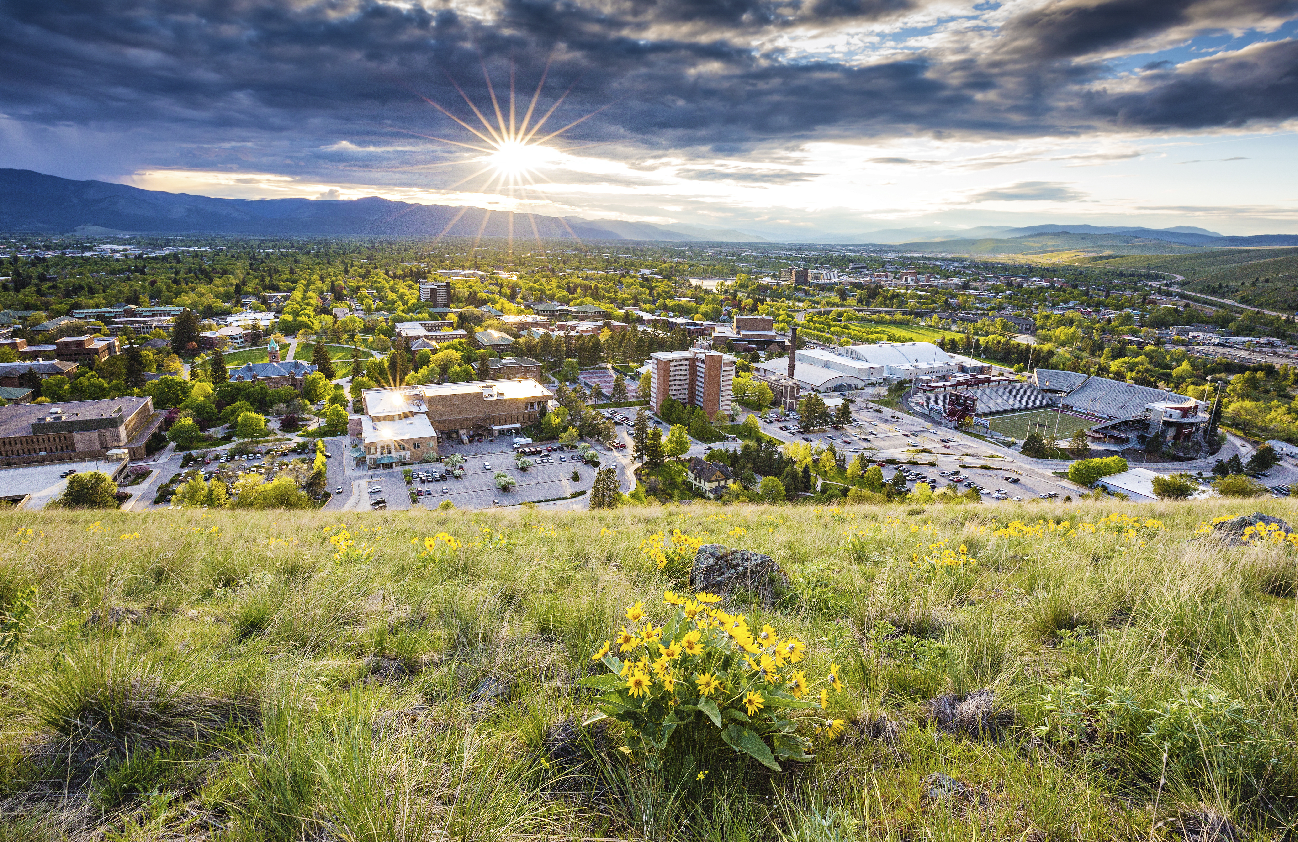 campus from mt. sentinel